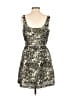 BB Dakota 100% Polyester Paisley Silver Cocktail Dress Size 8 - photo 2