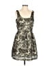 BB Dakota 100% Polyester Paisley Silver Cocktail Dress Size 8 - photo 1