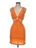 Olivaceous Orange Cocktail Dress Size M - photo 1