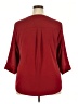 Torrid Burgundy Red 3/4 Sleeve Blouse Size 2X Plus (2) - photo 2