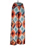 Isle Apparel Print Orange Casual Pants Size XS - photo 2