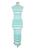 Unbranded Stripes Teal Casual Dress Size M - photo 1