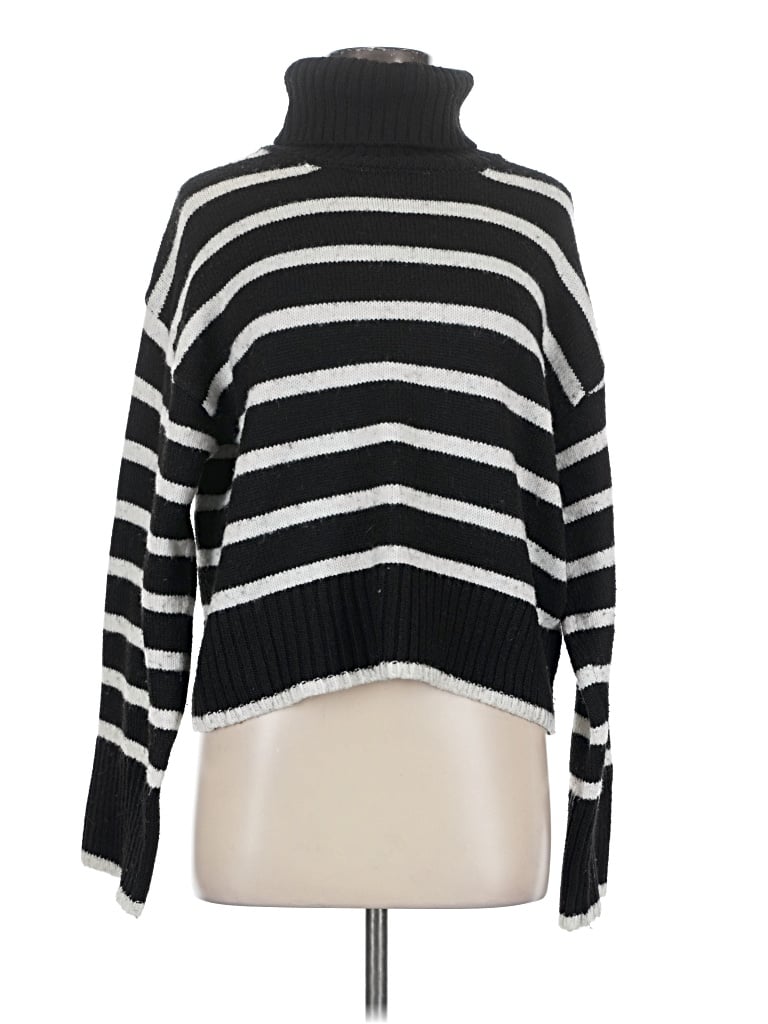 Pre-owned Z Supply Pullover Sweater In Black