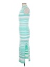 Unbranded Stripes Teal Casual Dress Size M - photo 5