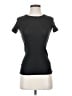 Theory 100% Cotton Black Short Sleeve Turtleneck Size P (petite) - photo 1