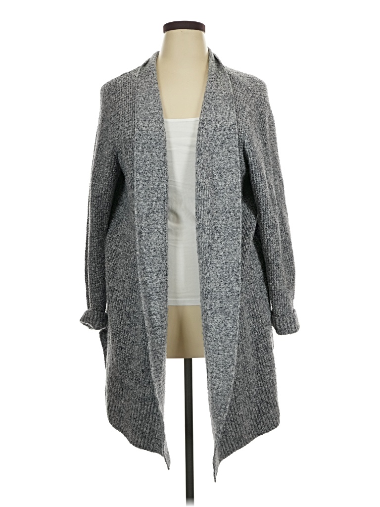 Pre-owned Old Navy Cardigan Sweater In Gray