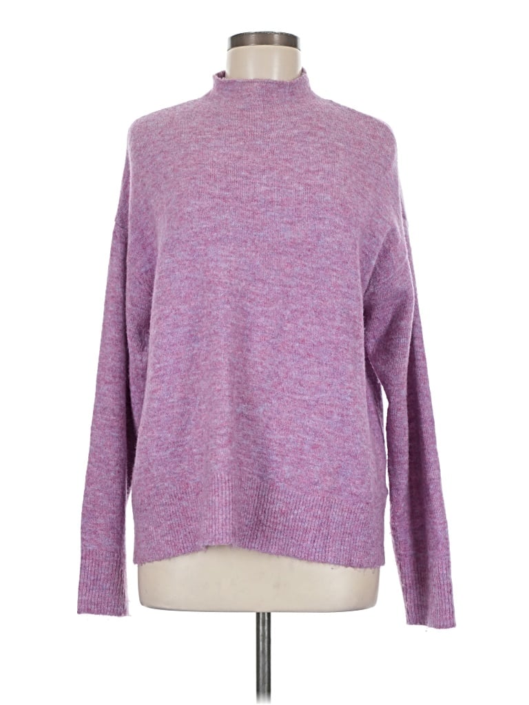 Pre-owned Minkpink Turtleneck Sweater In Purple
