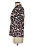 DKNY Animal Print Pink Short Sleeve Blouse Size S - photo 5