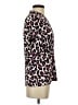 DKNY Animal Print Pink Short Sleeve Blouse Size S - photo 4