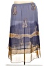 Assorted Brands 100% Polyester Graphic Blue Casual Skirt Size 2X - photo 2