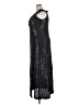 Alexa B Metallic Silver Cocktail Dress Size 20 - photo 5