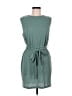 Cupshe Solid Teal Casual Dress Size L - photo 1