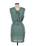 Cupshe Solid Teal Casual Dress Size L - photo 2