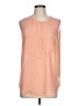 Not Your Daughter's Jeans 100% Polyester Orange Sleeveless Blouse Size L - photo 1