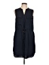 H&M 100% Polyester Blue Sleeveless Blouse Size 12 - photo 1