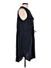 H&M 100% Polyester Blue Sleeveless Blouse Size 12 - photo 4