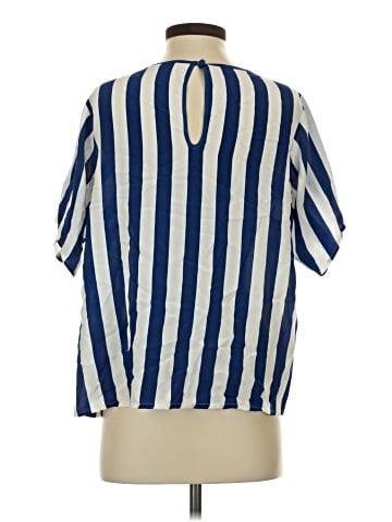 Tucker Short Sleeve Silk Top (view 2)