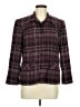 Sag Harbor 100% Polyester Plaid Burgundy Blazer Size 8 (petite) - photo 1