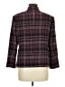 Sag Harbor 100% Polyester Plaid Burgundy Blazer Size 8 (petite) - photo 2