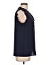 MICHAEL Michael Kors Blue Sleeveless Blouse Size L - photo 4