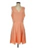 Jella Couture Solid Orange Cocktail Dress Size L - photo 1