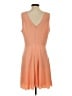 Jella Couture Solid Orange Cocktail Dress Size L - photo 2