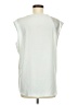 Elie Tahari Metallic Silver Sleeveless Blouse Size M - photo 2