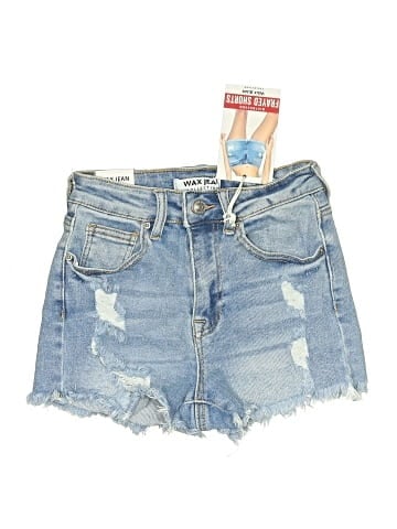 Wax Jean Denim Shorts (view 1)