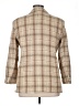 Assorted Brands 100% Wool Plaid Tan Wool Blazer Size 16 - photo 2