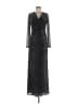 Betsy & Adam Metallic Silver Cocktail Dress Size 8 - photo 1