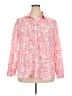 Lane Bryant Paisley Pink Long Sleeve Blouse Size 18 - 20 Plus - photo 1