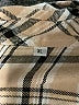 Unbranded 100% Cotton Plaid Tan Long Sleeve Button-Down Shirt Size XL - photo 7