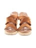 J.Crew Factory Store Tan Wedges Size 8 1/2 - photo 2