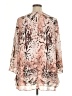 Jennifer Lopez 100% Polyester Animal Print Pink 3/4 Sleeve Blouse Size 1X - photo 2