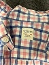 Crewcuts 100% Cotton Checkered-gingham Blue Long Sleeve Button-Down Shirt Size 10 - photo 3