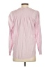 Point Sur 100% Cotton Pink Long Sleeve Blouse Size 2 - photo 2