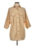 Everlane 100% Cotton Tan 3/4 Sleeve Button-Down Shirt Size XXS - photo 1
