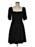 Nine West Solid Black Casual Dress Size M - photo 1