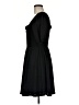 Nine West Solid Black Casual Dress Size M - photo 5