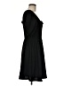 Nine West Solid Black Casual Dress Size M - photo 4