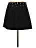 Zara Solid Black Casual Skirt Size XS - photo 2