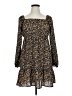 Signify 100% Polyester Floral Brown Casual Dress Size XL - photo 1