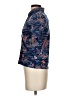 Le Superbe Blue Short Sleeve Blouse Size S - photo 5