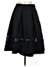 Express 100% Polyester Solid Black Formal Skirt Size 6 - photo 1