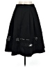 Express 100% Polyester Solid Black Formal Skirt Size 6 - photo 2