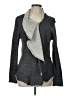 Blanc Noir 100% Cotton Gray Cardigan Size L - photo 1