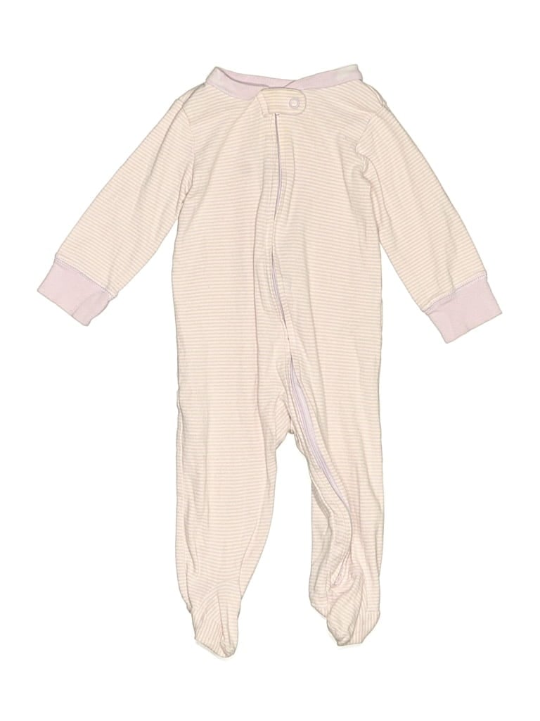 Pre-owned Carter's Babies' Long Sleeve Outfit In Ivory