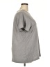 Torrid Solid Gray Short Sleeve T-Shirt Size 3X Plus (3) - photo 4