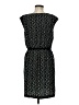 Ann Taylor LOFT 100% Polyester Polka Dots Black Casual Dress Size M - photo 2