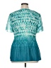 Catherines 100% Polyester Teal Short Sleeve T-Shirt Size 0X (petite) - photo 2